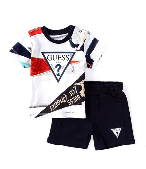 guess baby boys tees|guess baby shorts.